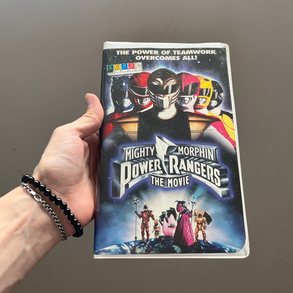 Mighty Morphin Power Rangers The Movie VHS 1995 Fox Video Clamshell 8901 PG